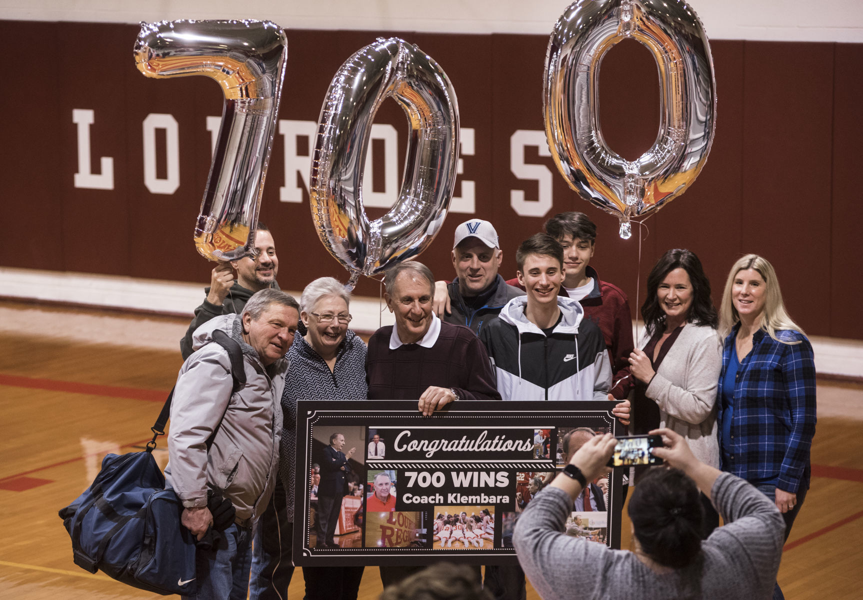 Lourdes girls basketball coach nets 700 wins